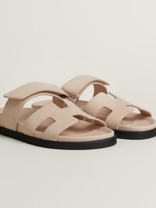 Hermes Shoes - Brand New! HERMÈS Chypre Sandal Beige Nude size 37 38